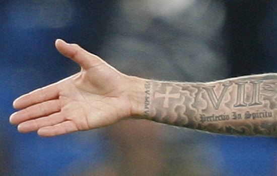 David Beckham Tattoos Designs
