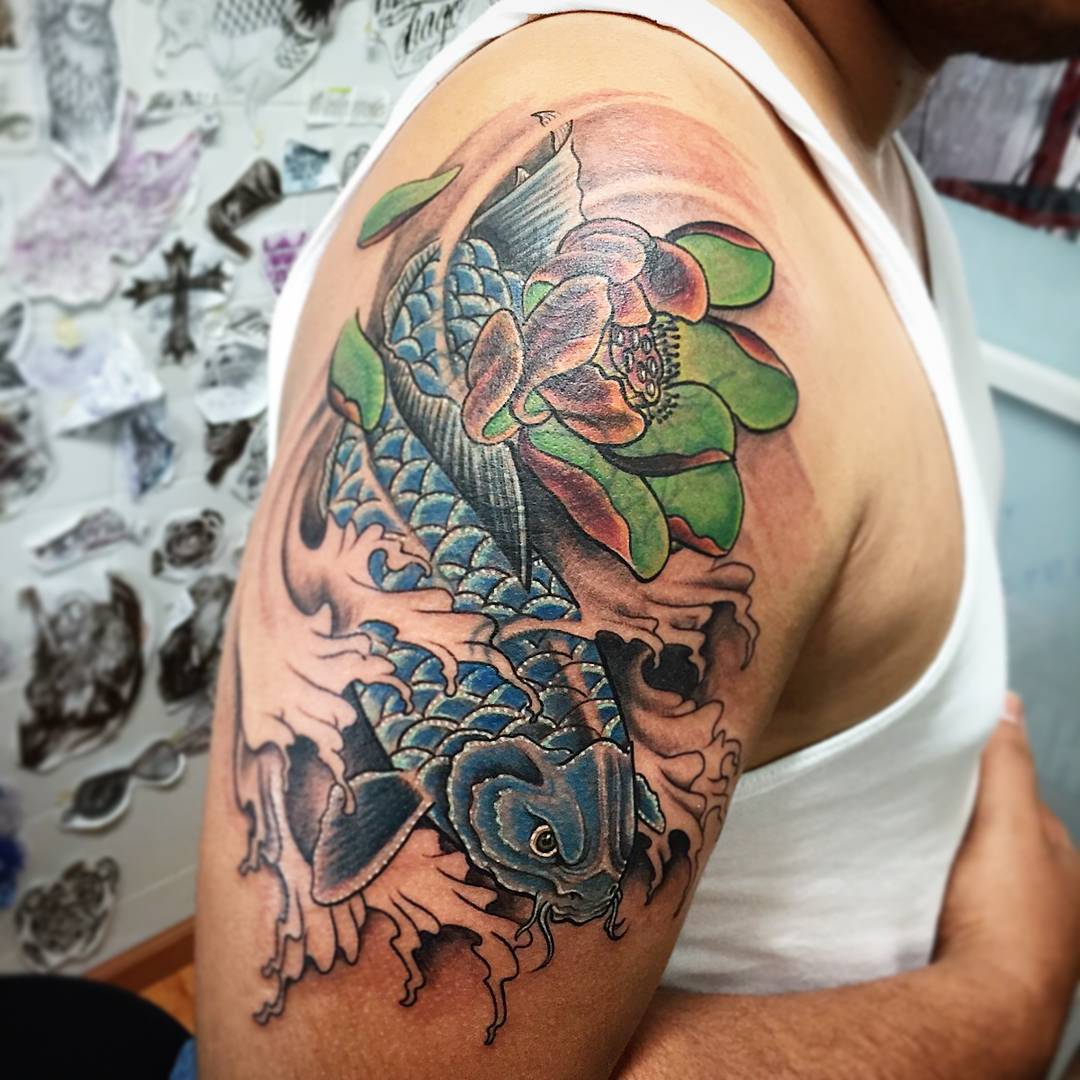 snake with mermaid scale tattooTikTok Search