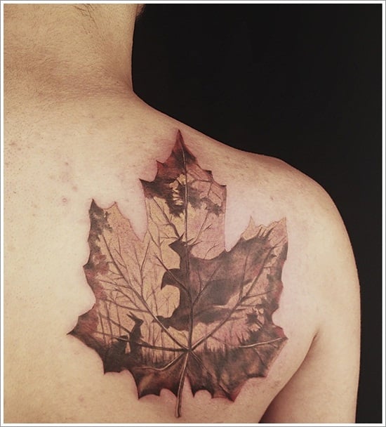 55 Lovely Leaf Tattoo Designs To Try With Meaning