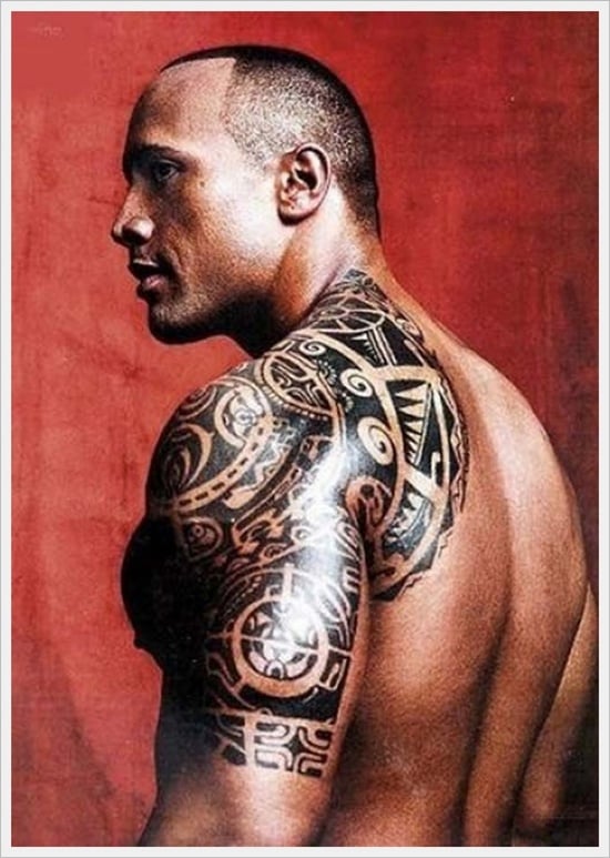 Tribal Tattoos Bicep : 75 Tribal Arm Tattoos For Men Interwoven Line