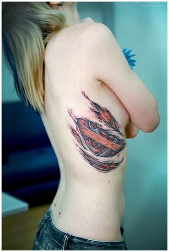 Discover more than 65 ripped skin tattoo template latest  thtantai2