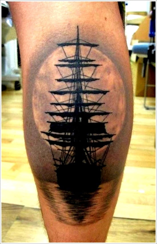 Traditional Ship Tattoo  Best Tattoo Ideas Gallery