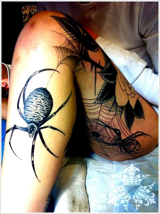 black widow spider tattoo  hautedraws