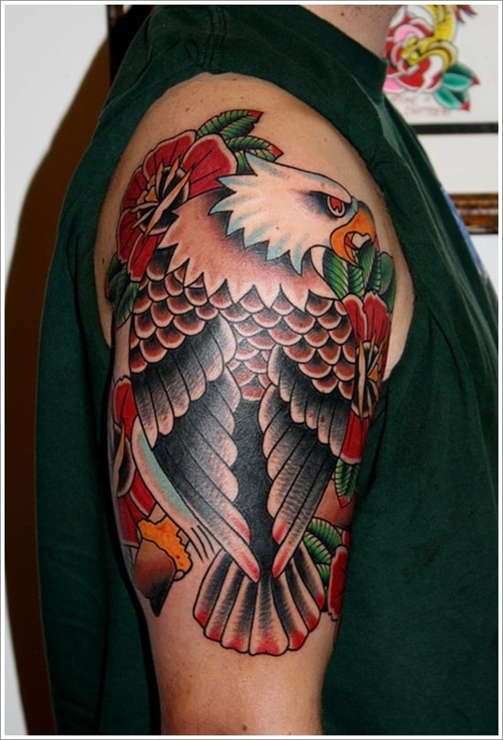 60 Graceful Eagle Tattoos On Chest  Tattoo Designs  TattoosBagcom