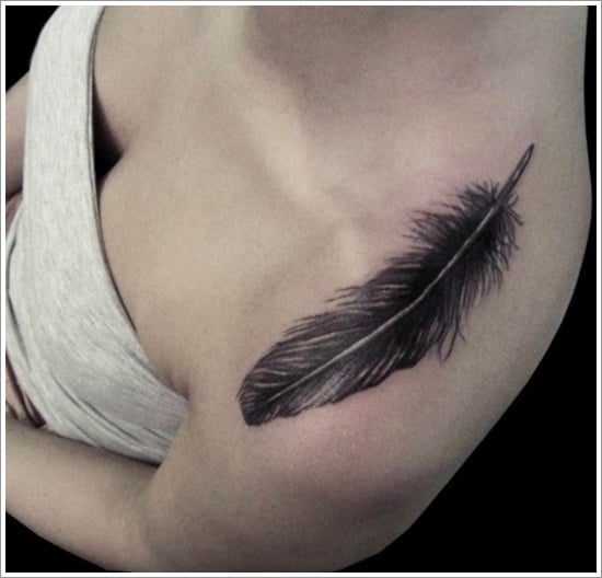 Tattoo4u  Body Piercing  feather tattoo shoulder tattoo armtattoo  eagle tattoo aboriginal native tattooformwn eaglefeathertattoo  femaletattooartiat ladytattooer blackink blacktattoo  Facebook