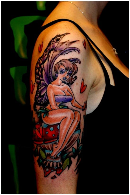 Fairy Tattoos Symbolizing Femininity Beauty Grace And Freedom