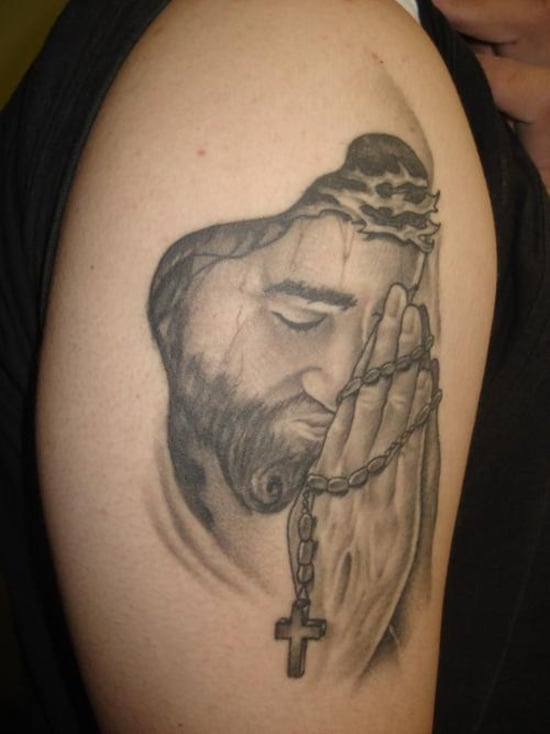 3d jesus tattoo tattooart tattooink exotictattoo mo  Flickr