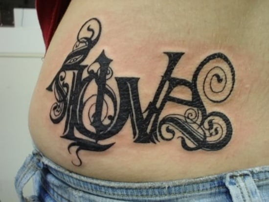 Romantic Heart Love Tattoo Design Pics With Your Name