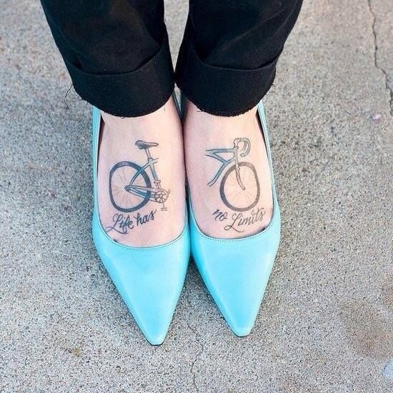 30 Bicycle Tattoo Ideas For You