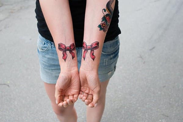 Bow tattoo Cut Out Stock Images  Pictures  Alamy