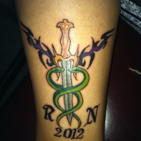 Rad Ink Florida  Tia wanted to get this rad horse skull as a memorial for  her grandmothers and for herself to represent the life and death of equine veterinary  medicine Billy