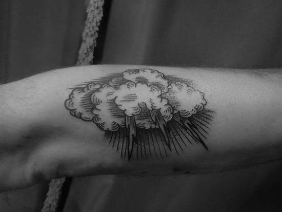 40 Awesome Cloud Tattoo Designs  Art and Design  Cloud tattoo Cloud  tattoo design Tattoo designs men