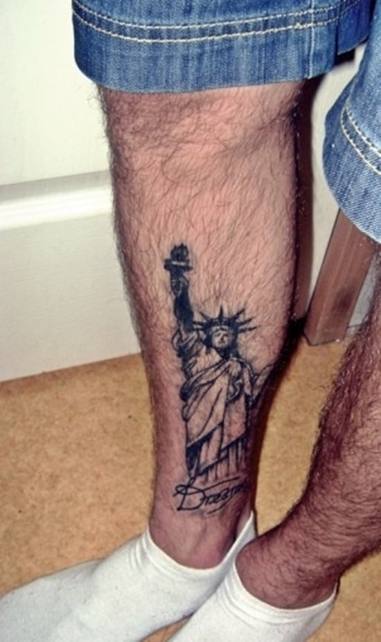 Statue of Liberty  Cobra Custom Tattoo