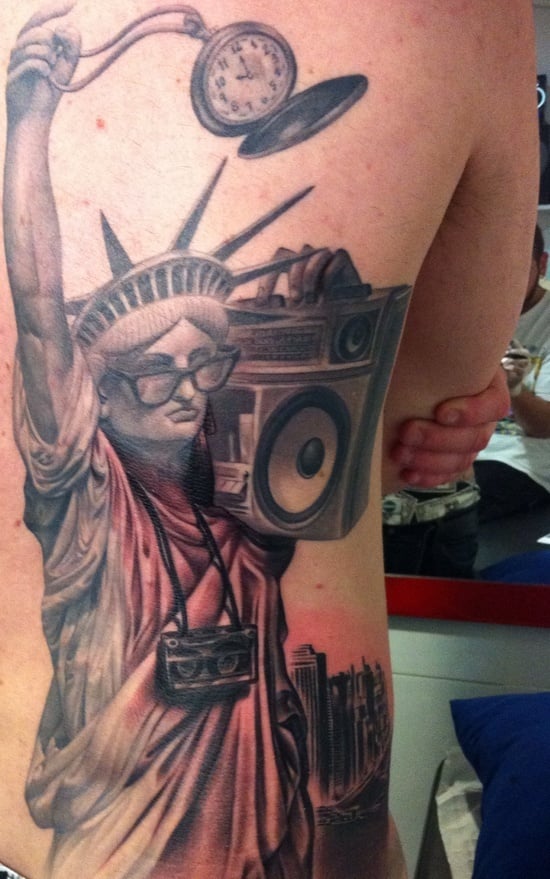 Statue of Liberty by  Black Sheep Tattoo Studios  Facebook
