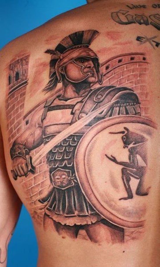peaceful warrior tattoo