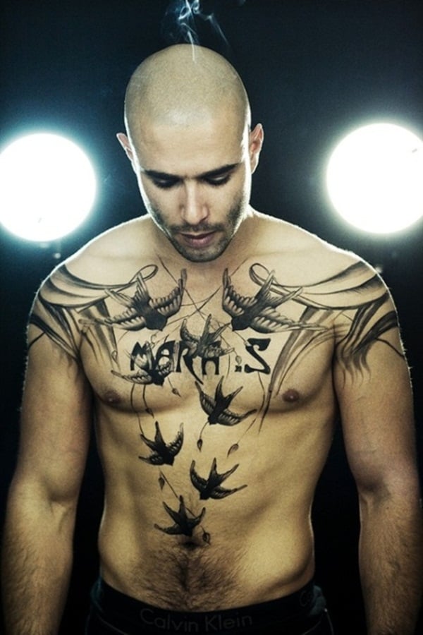 Tyler Herros Chest Tattoos Are Simple but Really Really Cool