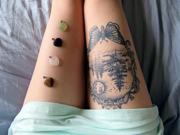 19 Unique Thigh Tattoos for Women  Girls  ZestVine  2023