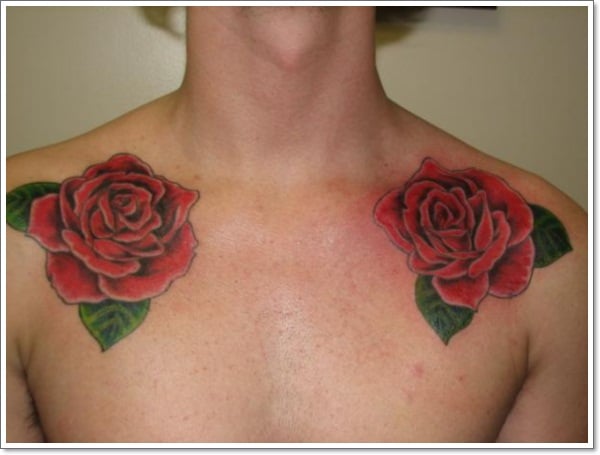 Fine line rose tattoo on the right collarbone Tattoo artist Sven Rayen   Black rose tattoos Collar bone tattoo Rose tattoo