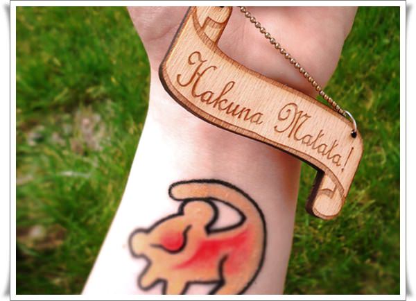 Hakuna Matata Symbol Tattoos  Tattoofilter