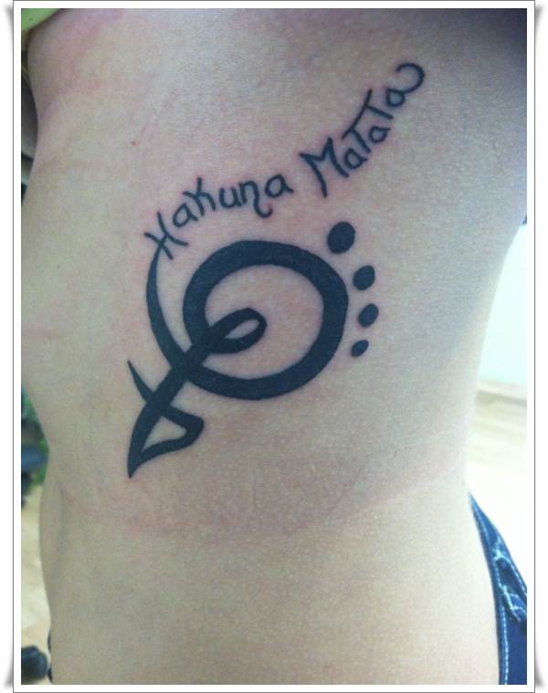 Customised tattoo of Hakuna Matata Done bodyartbtm hakunamatatatattoo  hakunamatata hakunamatata hakunamatatalifestyle tattoolife  Instagram