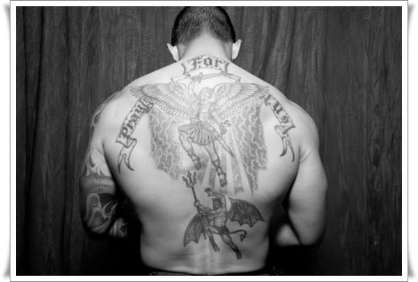 St Michael Vanquishing Satan Tattoos  Tattoofilter
