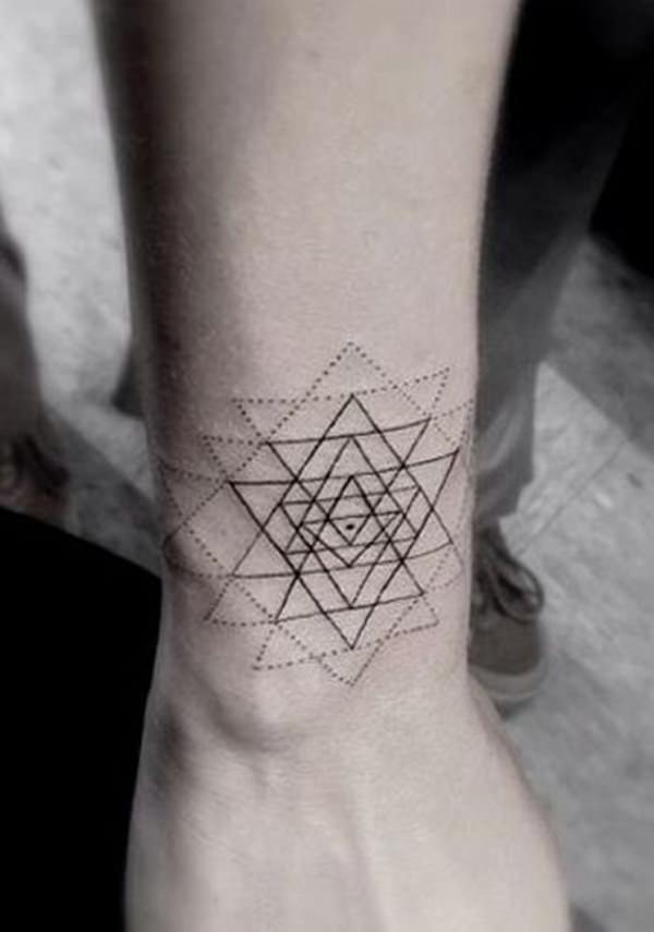 Geometric Wolf Tattoo Designs : Bones And Tendons Skin Rip Foot Tattoo ...