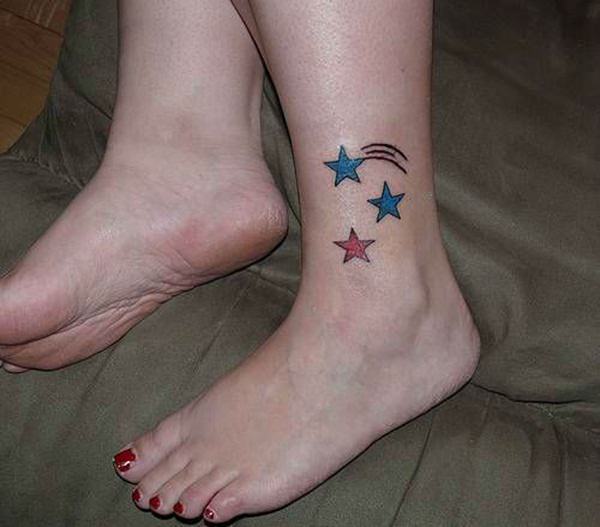 leg tattoos  Stars on Left Leg tattoo  Leg tattoos Leg tattoos women Star  tattoos