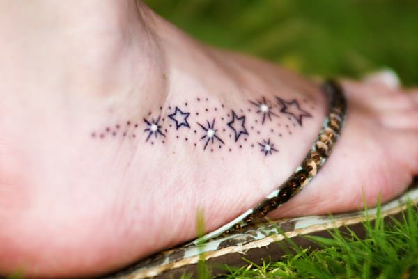 Flower Stars Tribal Tattoo by 2FaceTattoo on DeviantArt