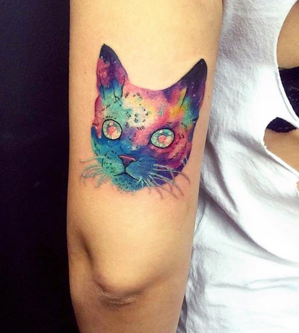 Buy Black Cat Tattoo Print Tattoo Design Animal Wall Art Cat Online in  India  Etsy