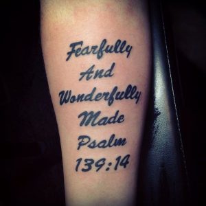 short bible verse tattoos on arm mens