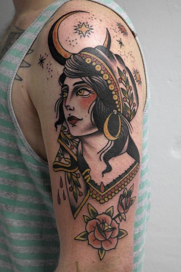 50 Gypsy Tattoos Ideas and Designs to Bring You Fortune this New Year   Tats n Rings