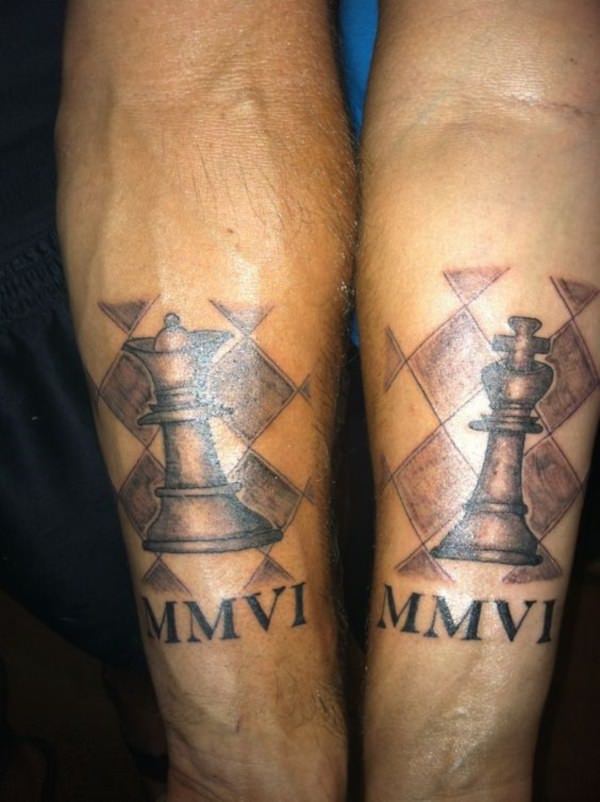 Urge Tattoos  A couple chess pieces by Jeff king queen  Facebook