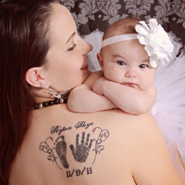 11 Baby Footprint Tattoo Ideas for Mom  alexie