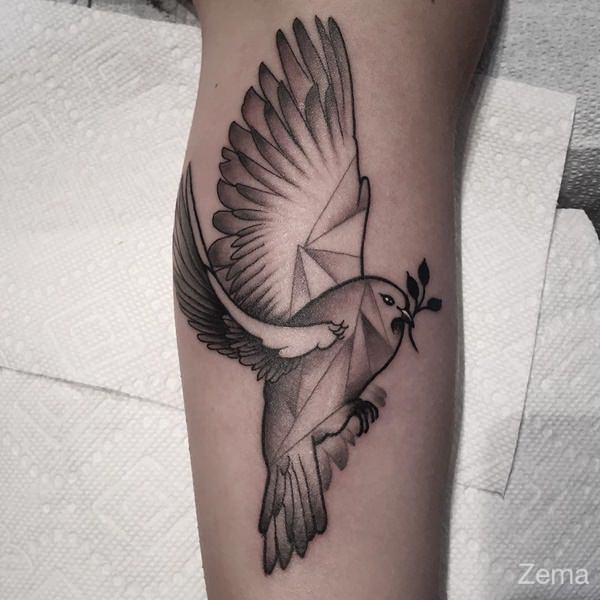 65 Stunning Dove Tattoos That Will bring a Smile to Your Face