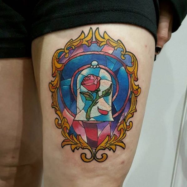 Stained glass tattoos  Andres Makishi  Best tattoo Artists in NYC   Inknation