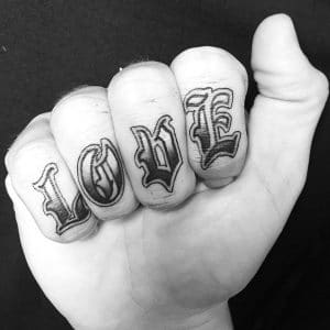 88 Badass Knuckle Tattoos That Look Powerful