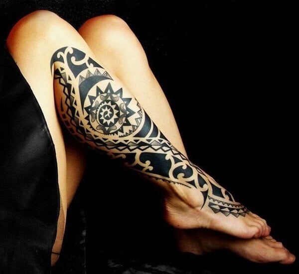 35 Beautiful Leg Tattoo Ideas for Women  TattooDesign