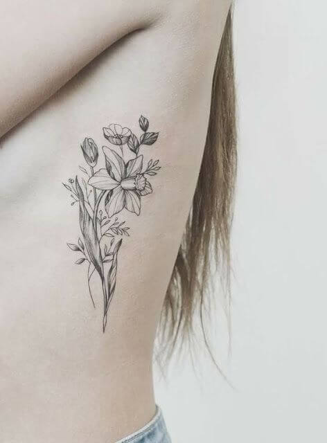 orange blossom tattoo in 2023  Forearm tattoo women Thigh tattoos women  White flower tattoos