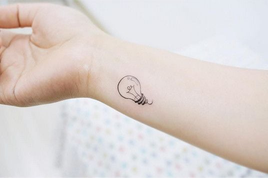 minimalist tattoo wrist