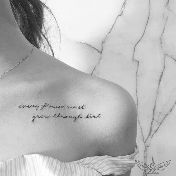 tattoo ideas for girls with meaning quotes