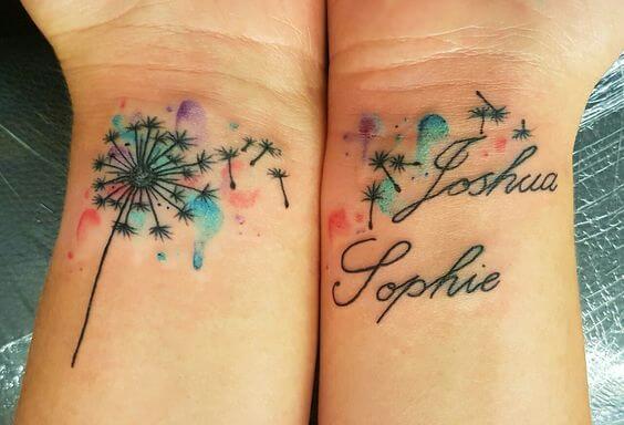 tattoo designs for women with childrens names