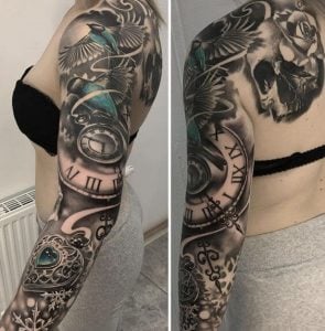 Sleeve Tattoos For Women Ideas And Designs For Girls   Sleeve Tattoos 29 295x300 