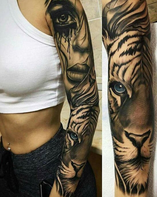 60 Beautiful EyeCatching Sleeve Tattoo Ideas for Women