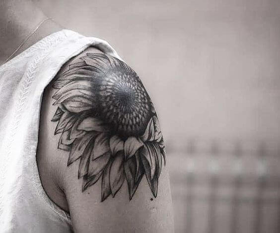 10 Shoulder Sunflower Tattoo Ideas That Will Blow Your Mind  alexie